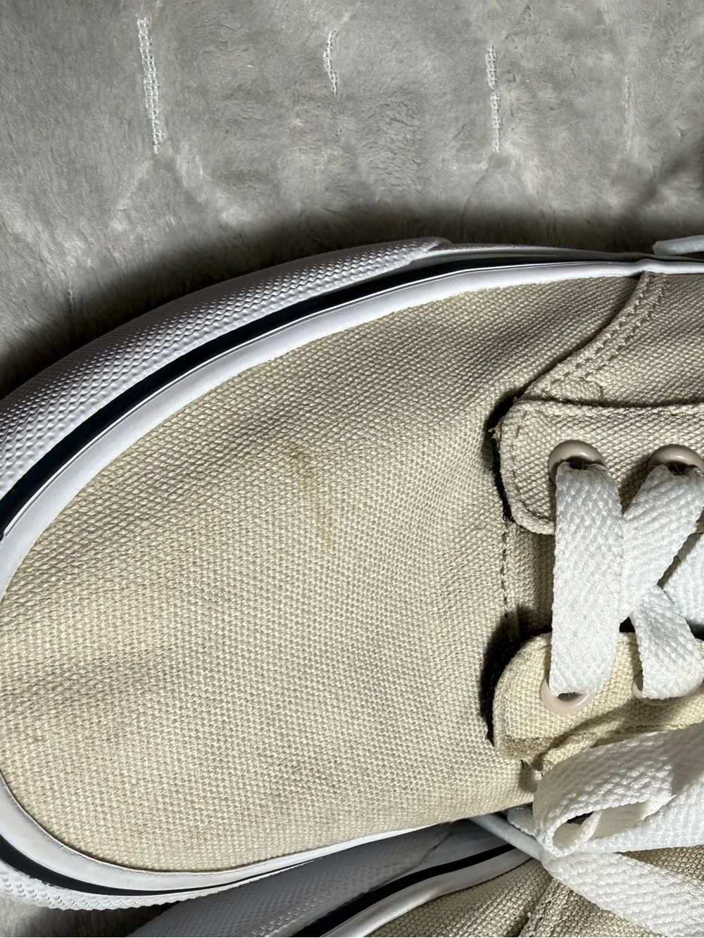 Vans Atwood Deluxe Aloha Canvas Sneakers Oatmeal White Men’s‎ 8 w/ Box